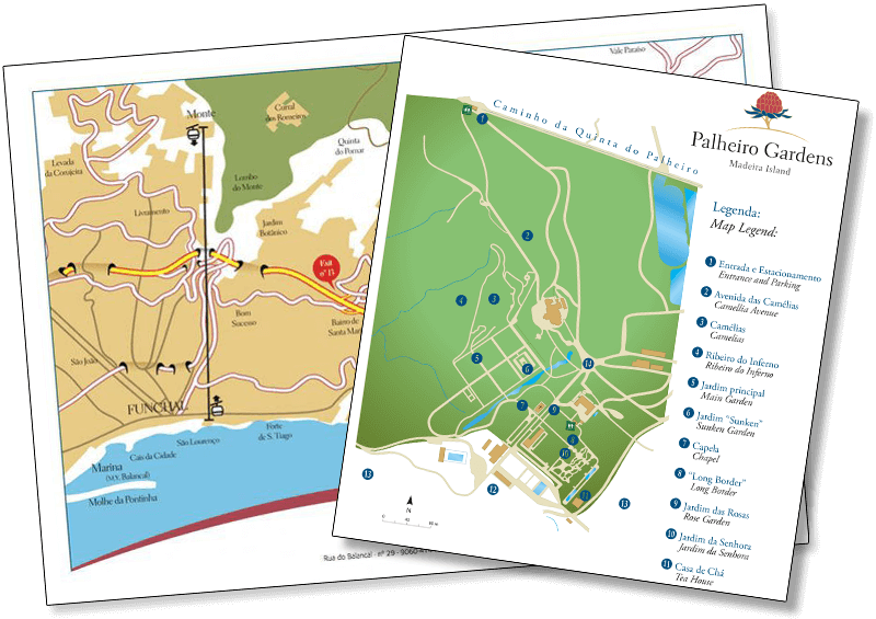 Palheiro Gardens Map