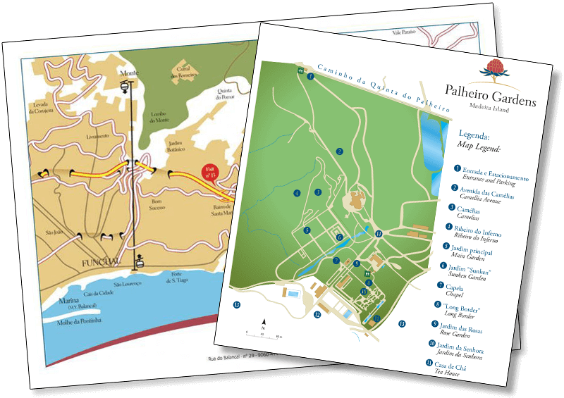 Palheiro Gardens Map